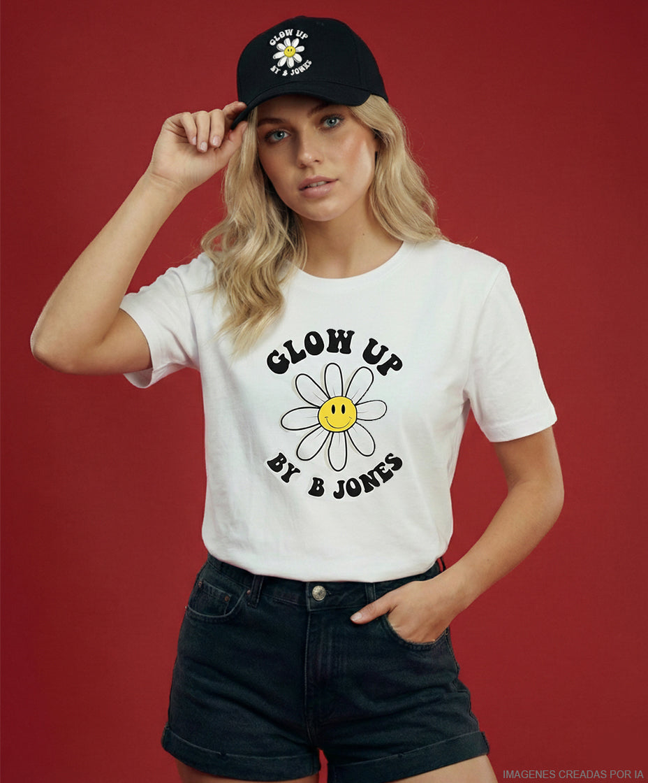 "VIDA COLLECTION" Glow Up Cap Black