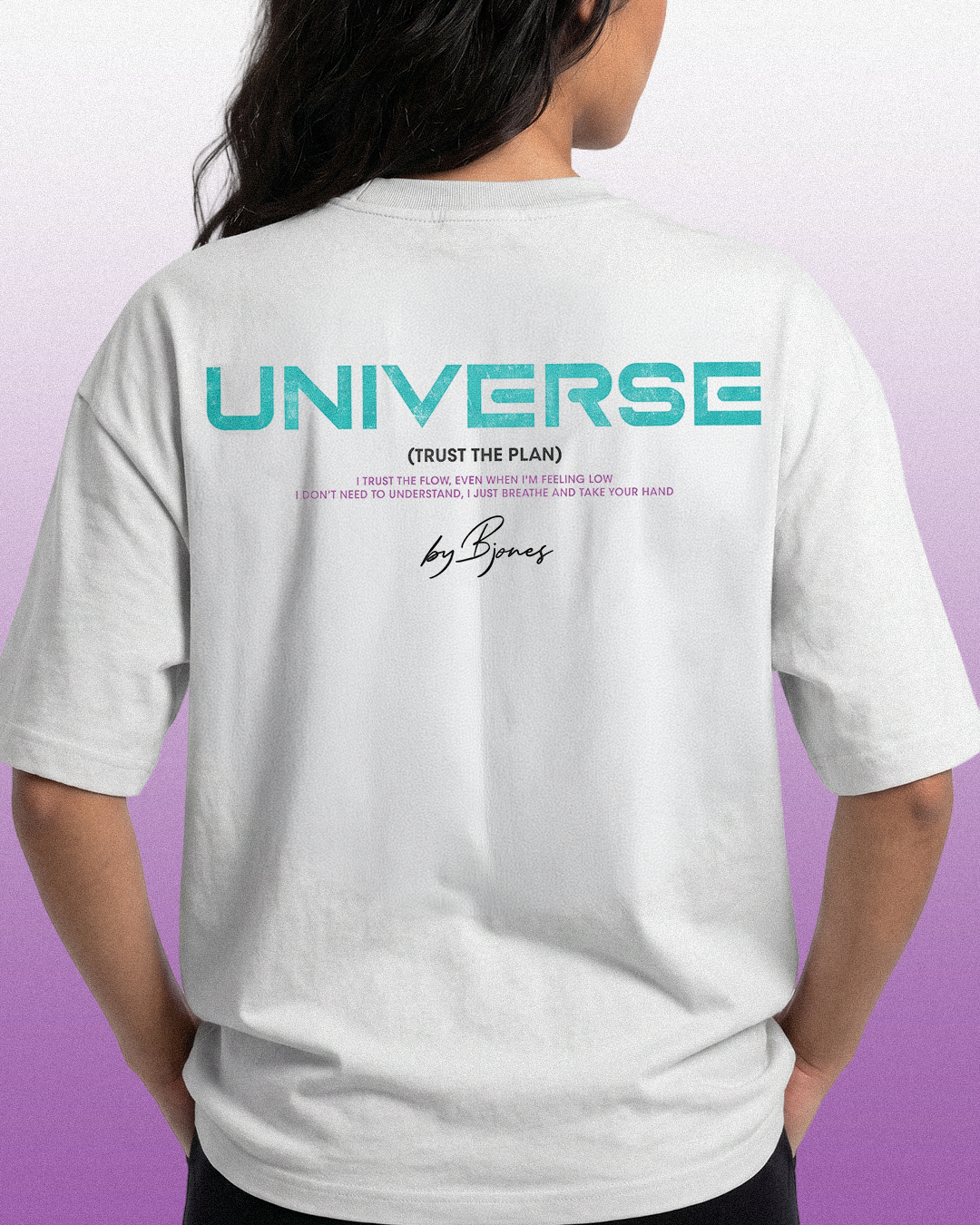 Universe Unisex T-shirt Oversize (Back)