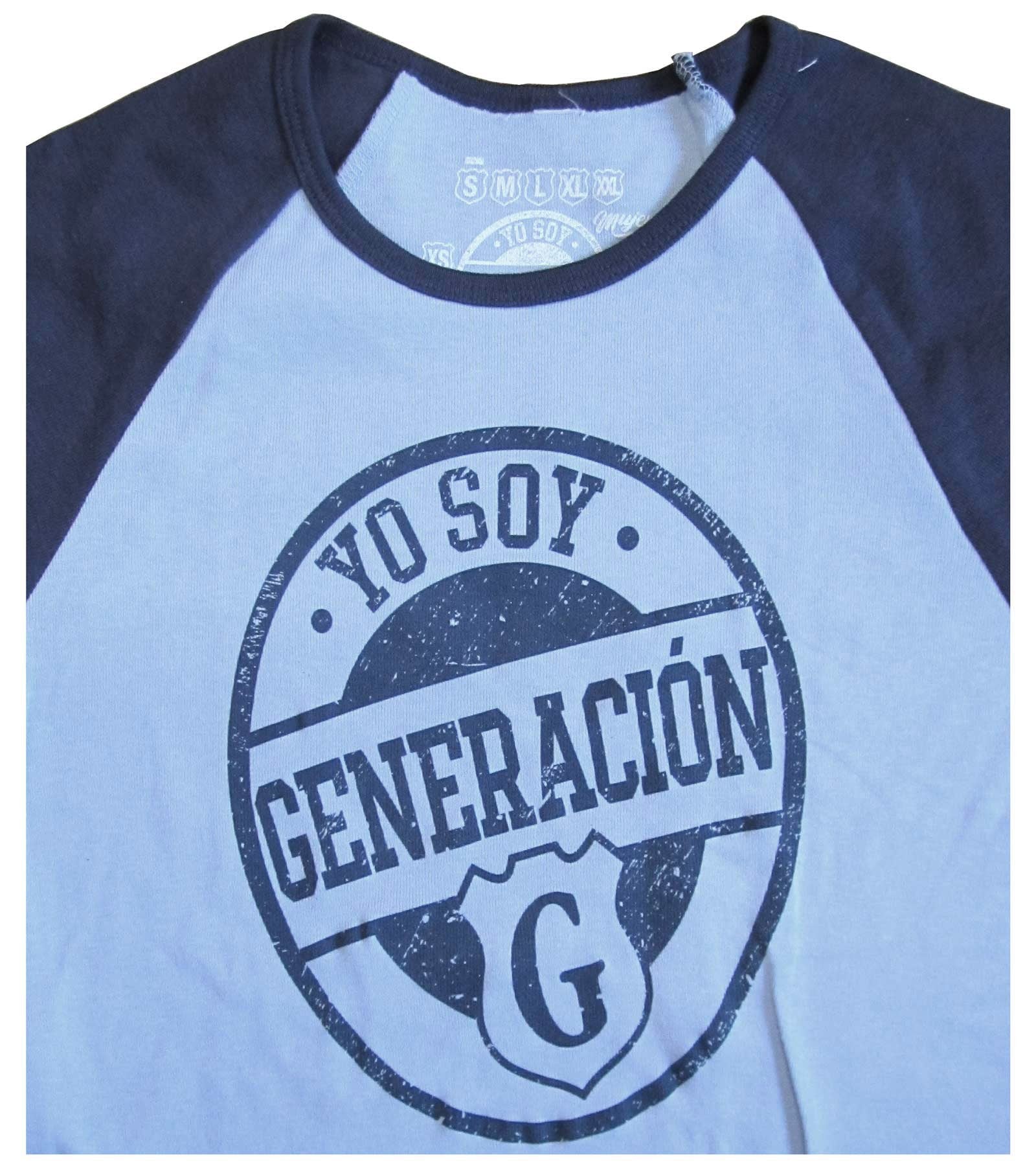 Camiseta Ranglan soy generació G de mujer