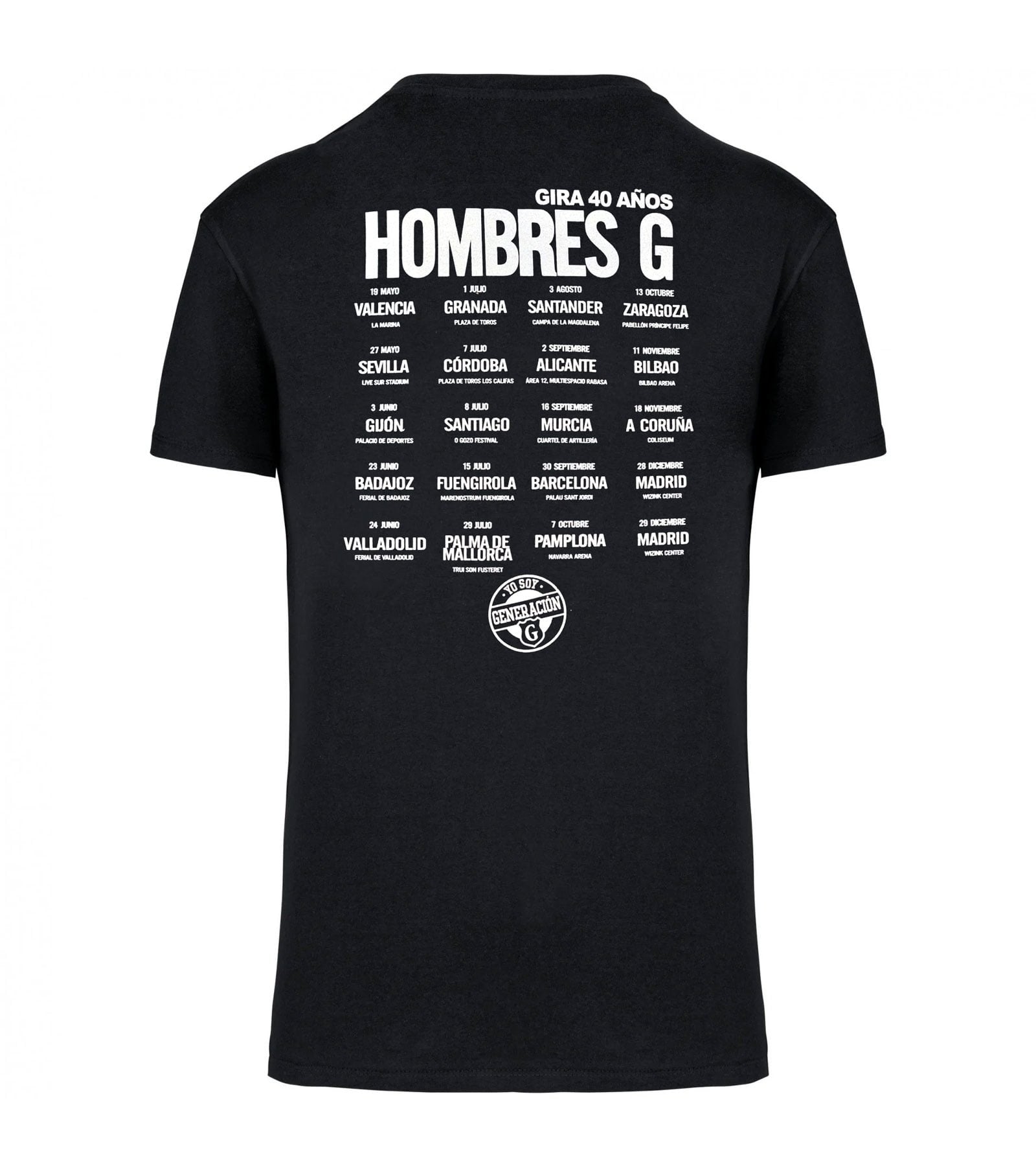 Camiseta Gira 40 años