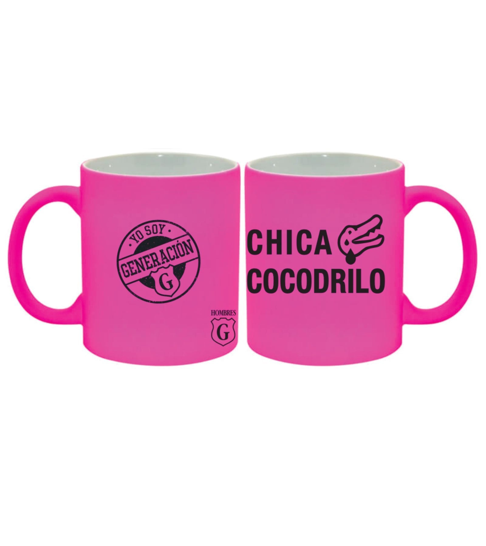 Taza Fucsia Chica Cocodrilo