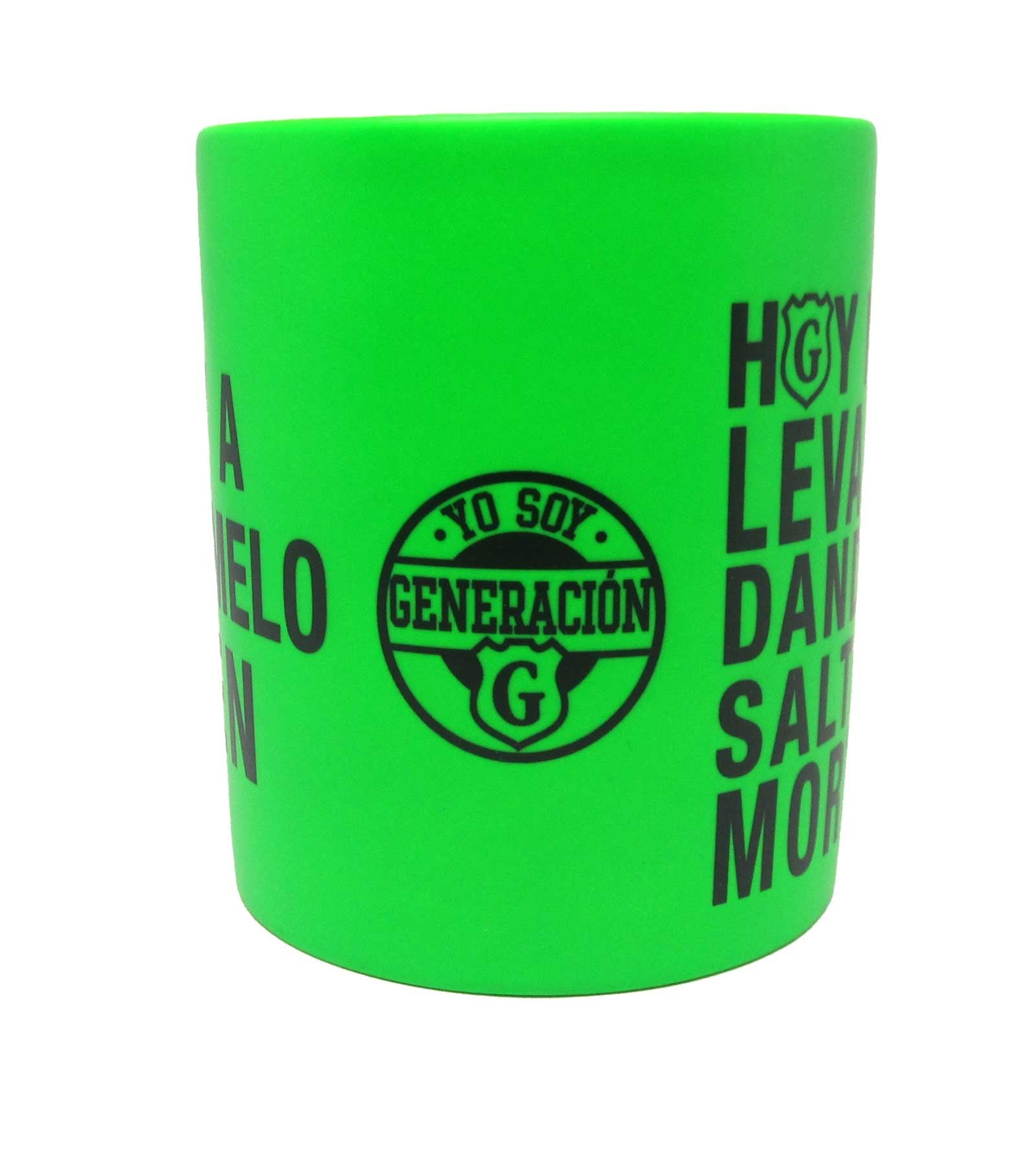 Taza Voy a pasármelo bien verde