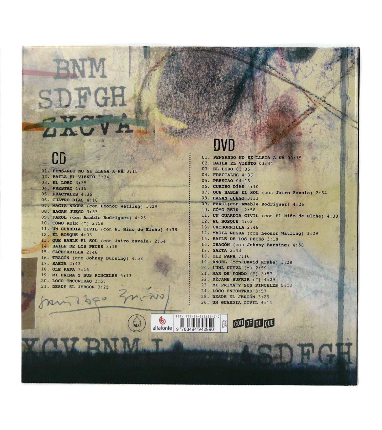 Conde Duque Live CD + DVD + Book