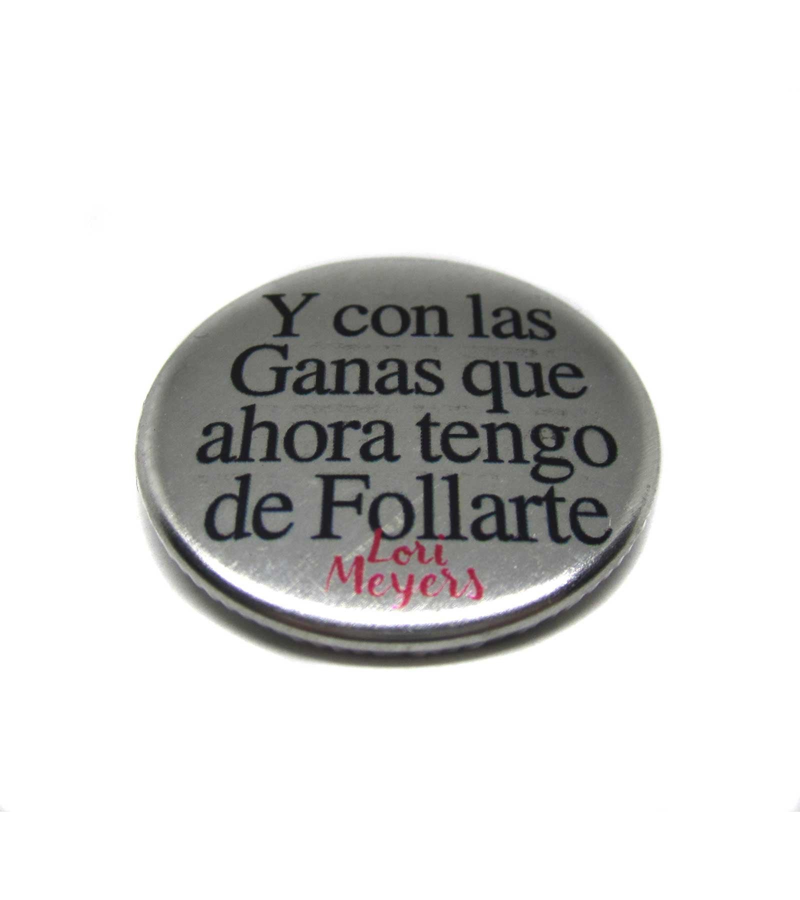 Chapa y con las ganas...