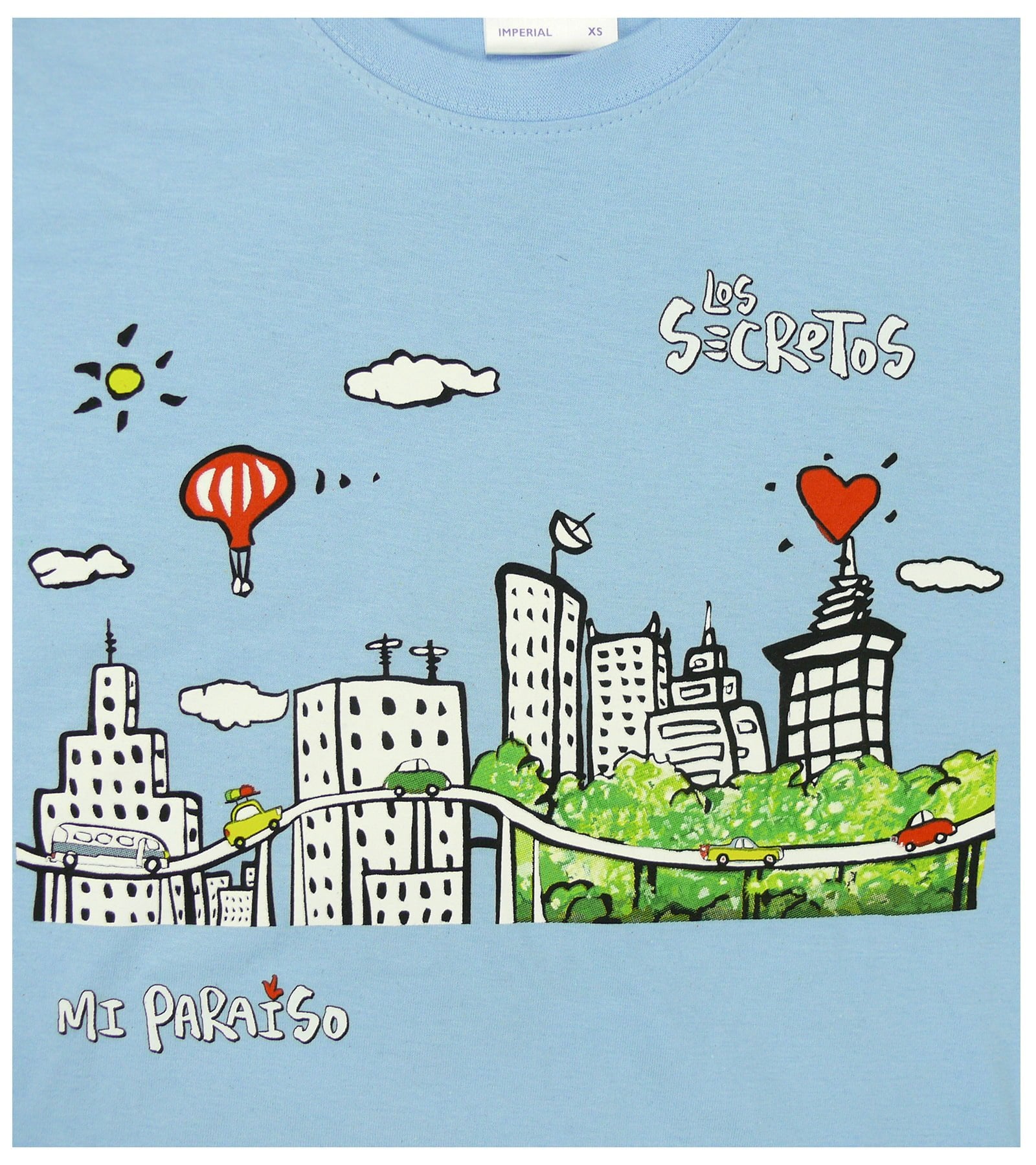 Camiseta ciudad mi paraíso celeste