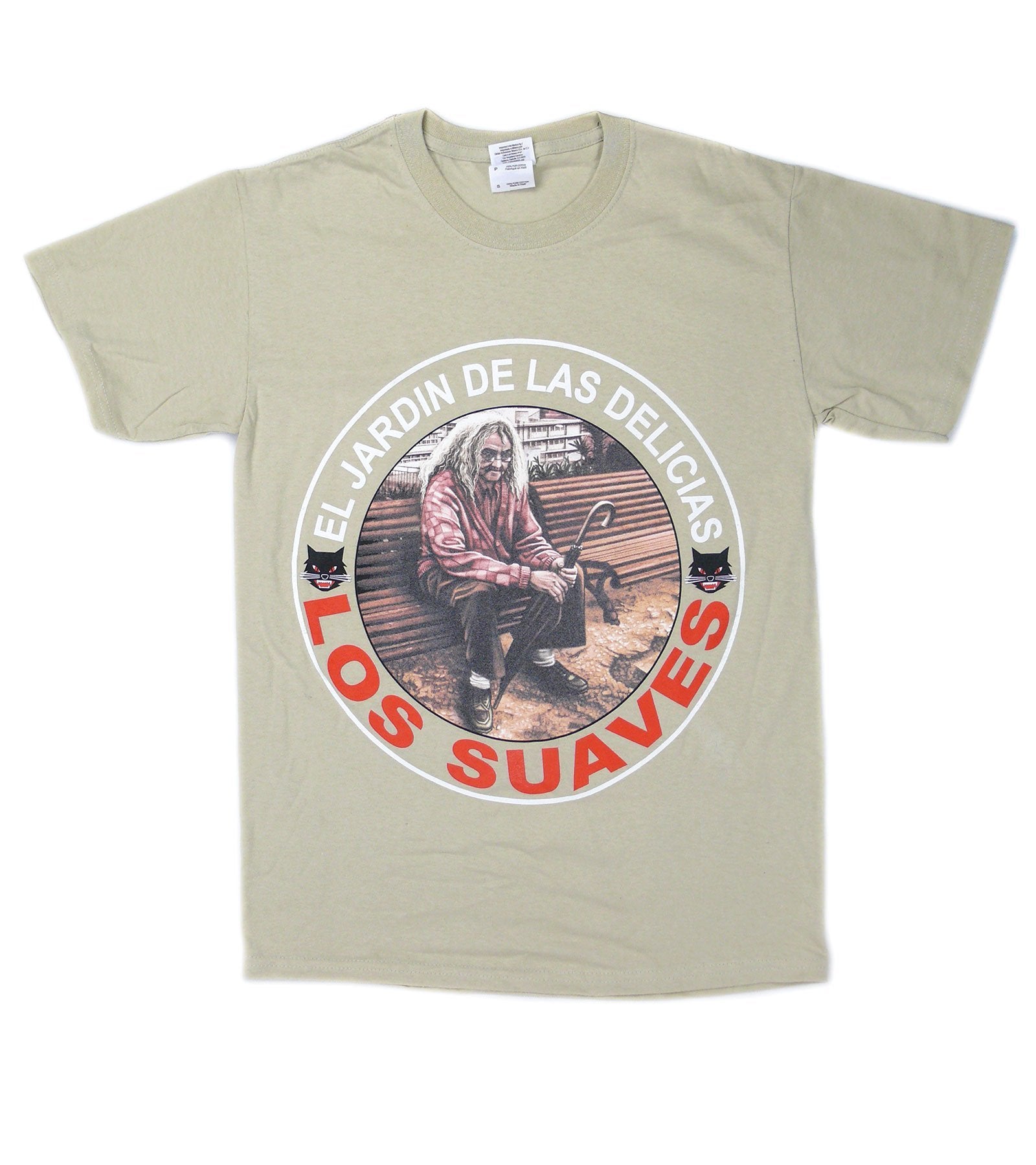 Camiseta Portada Foto Jardin Beige