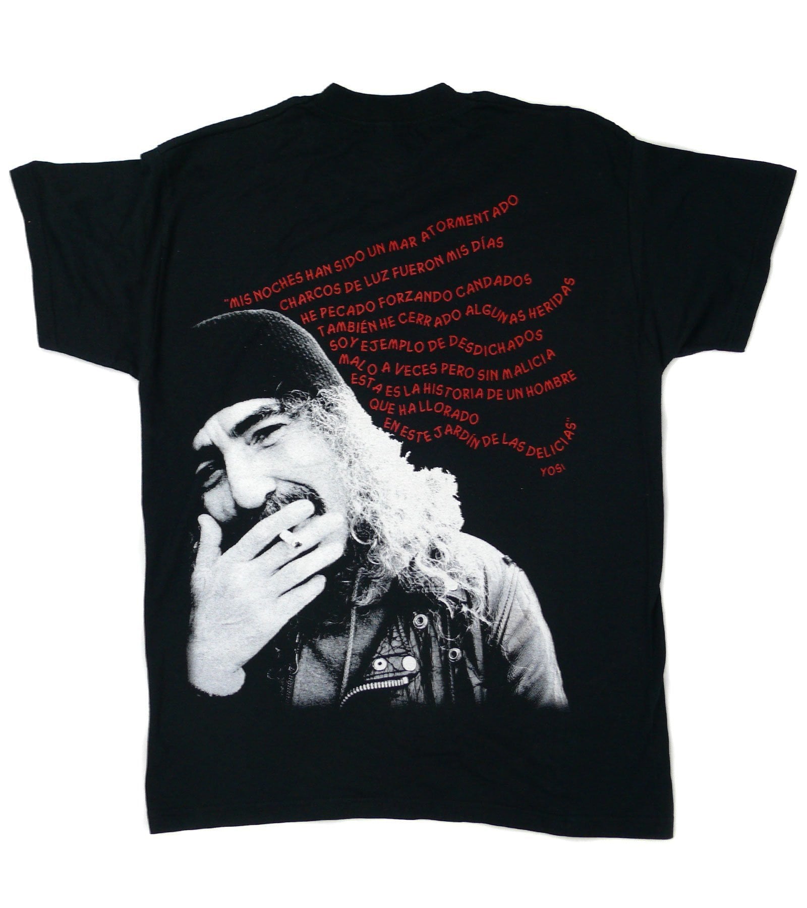 Camiseta portada foto jardín de las delicias