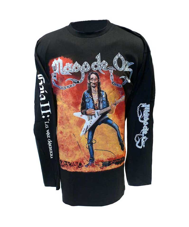 Camiseta manga larga Damian en Llamas