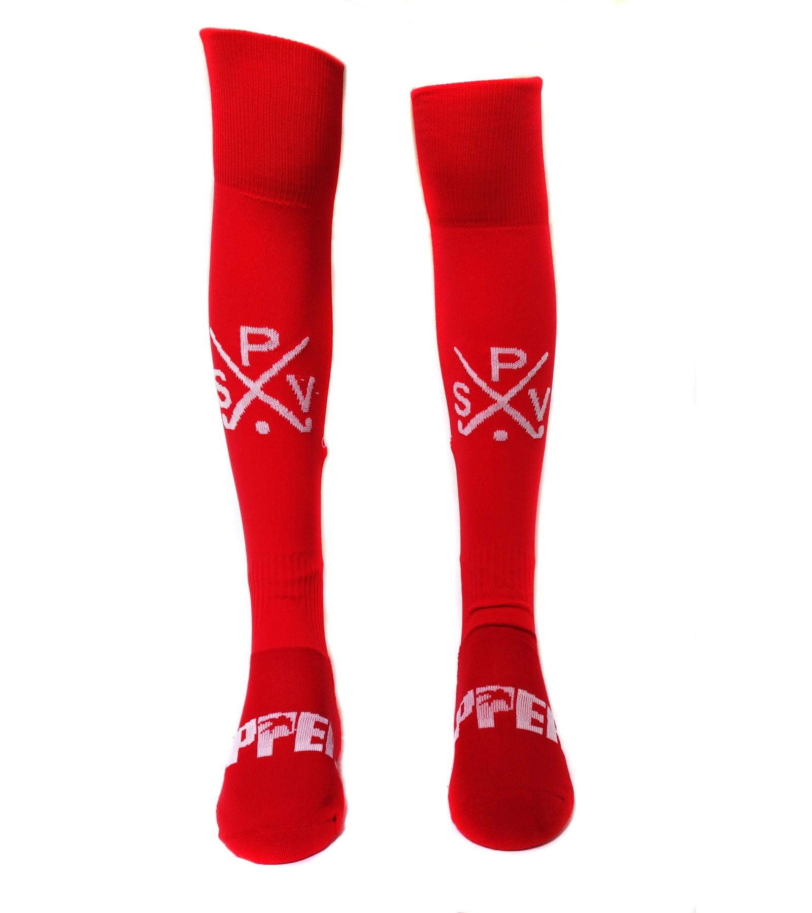 Medias de juego rojas