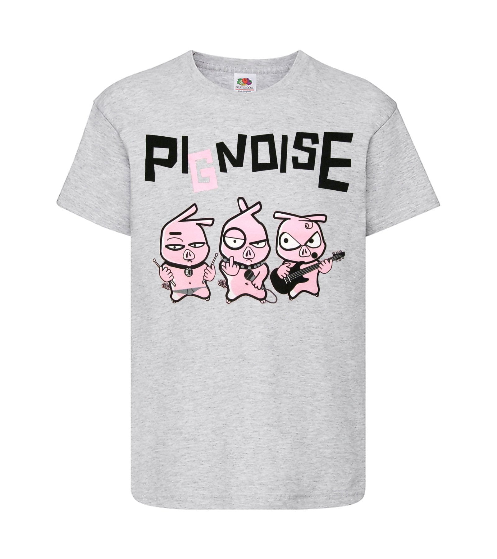 Camiseta 3 Cerditos gris niñ@s