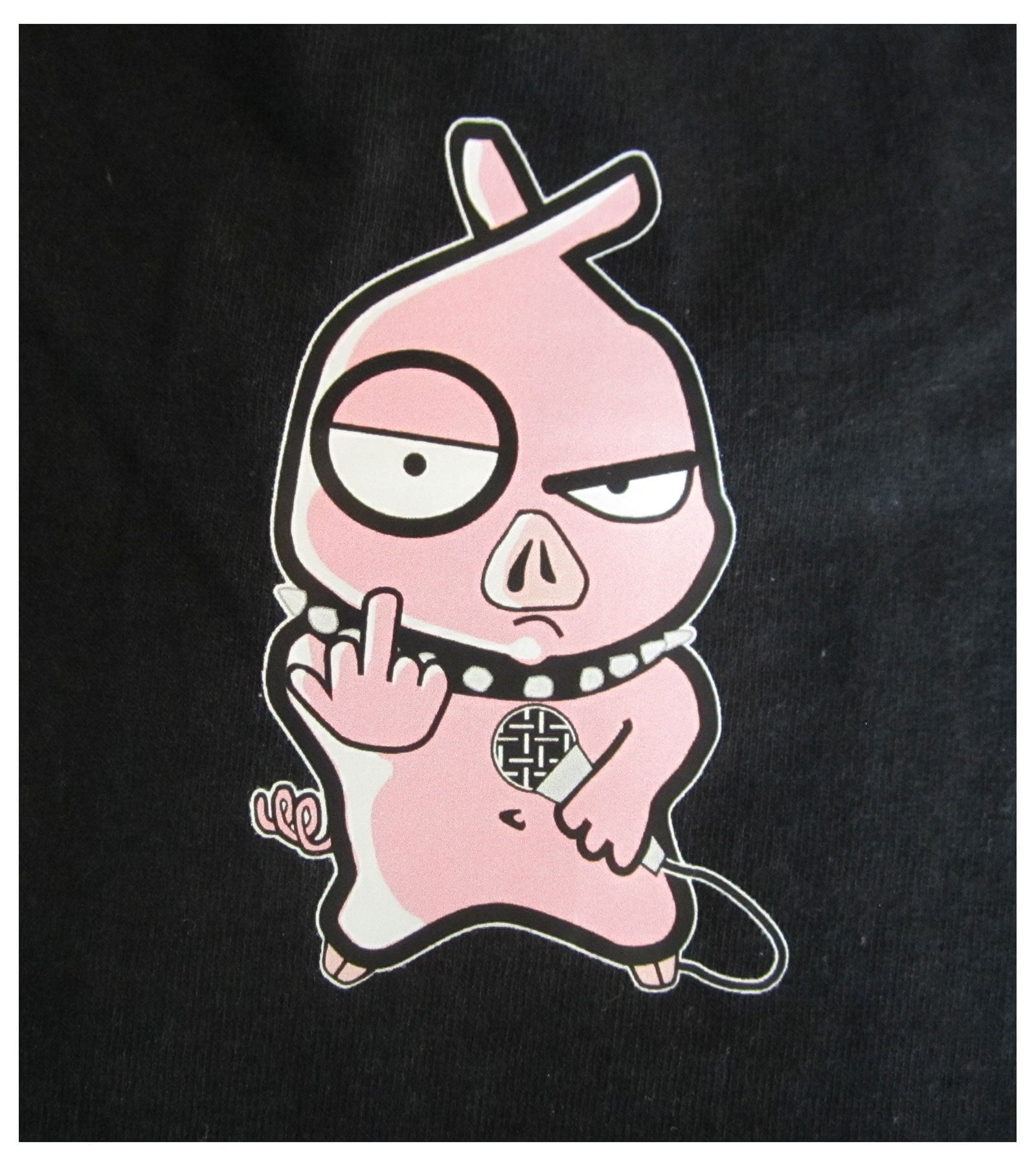 Camiseta 3 Cerditos negra