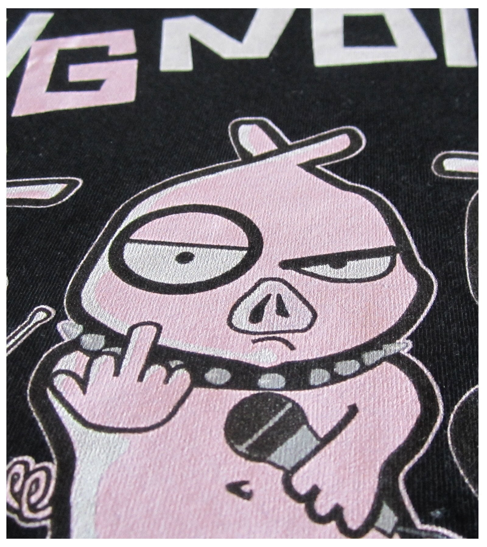 Camiseta 3 Cerditos negra