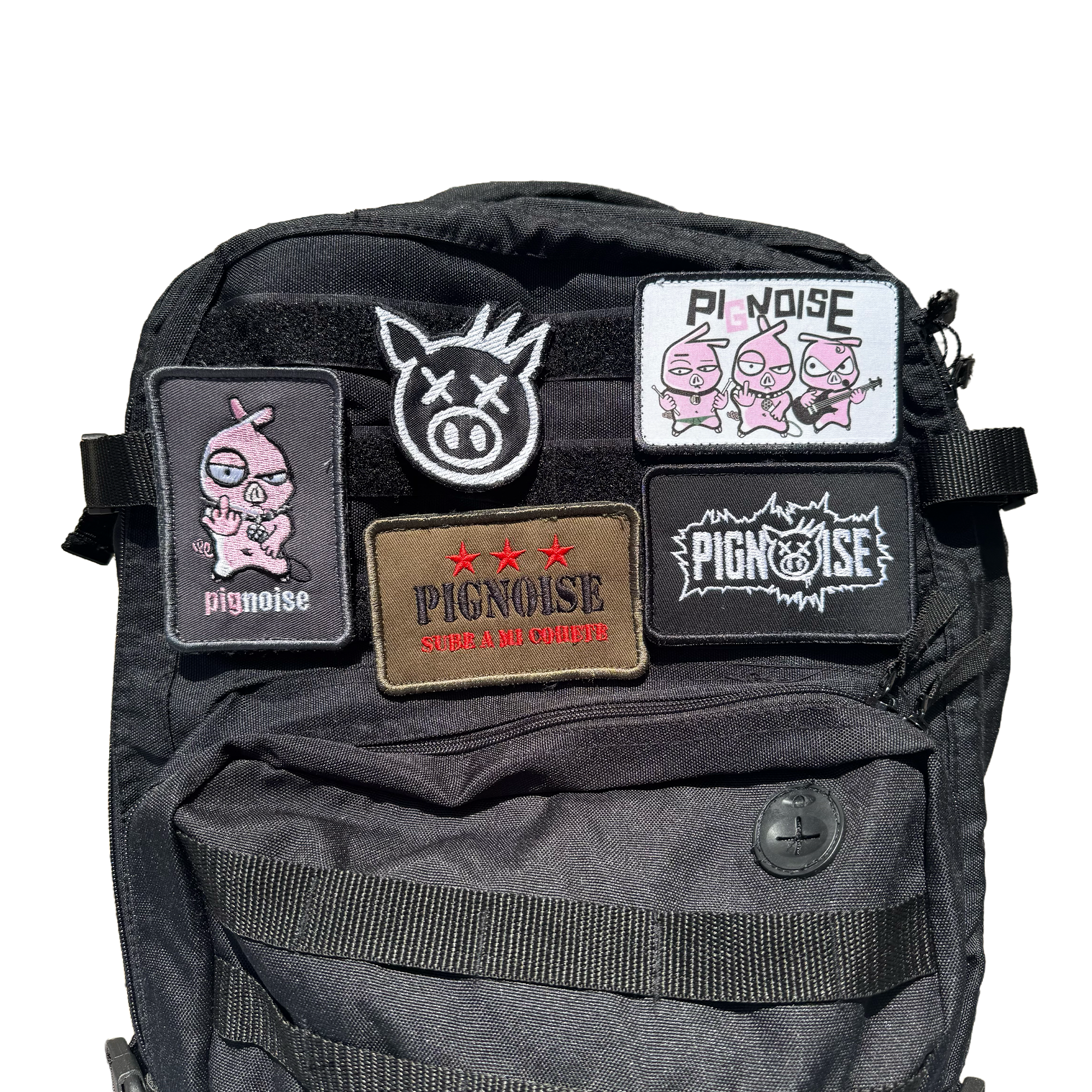 Mochila con Parches Pignoise