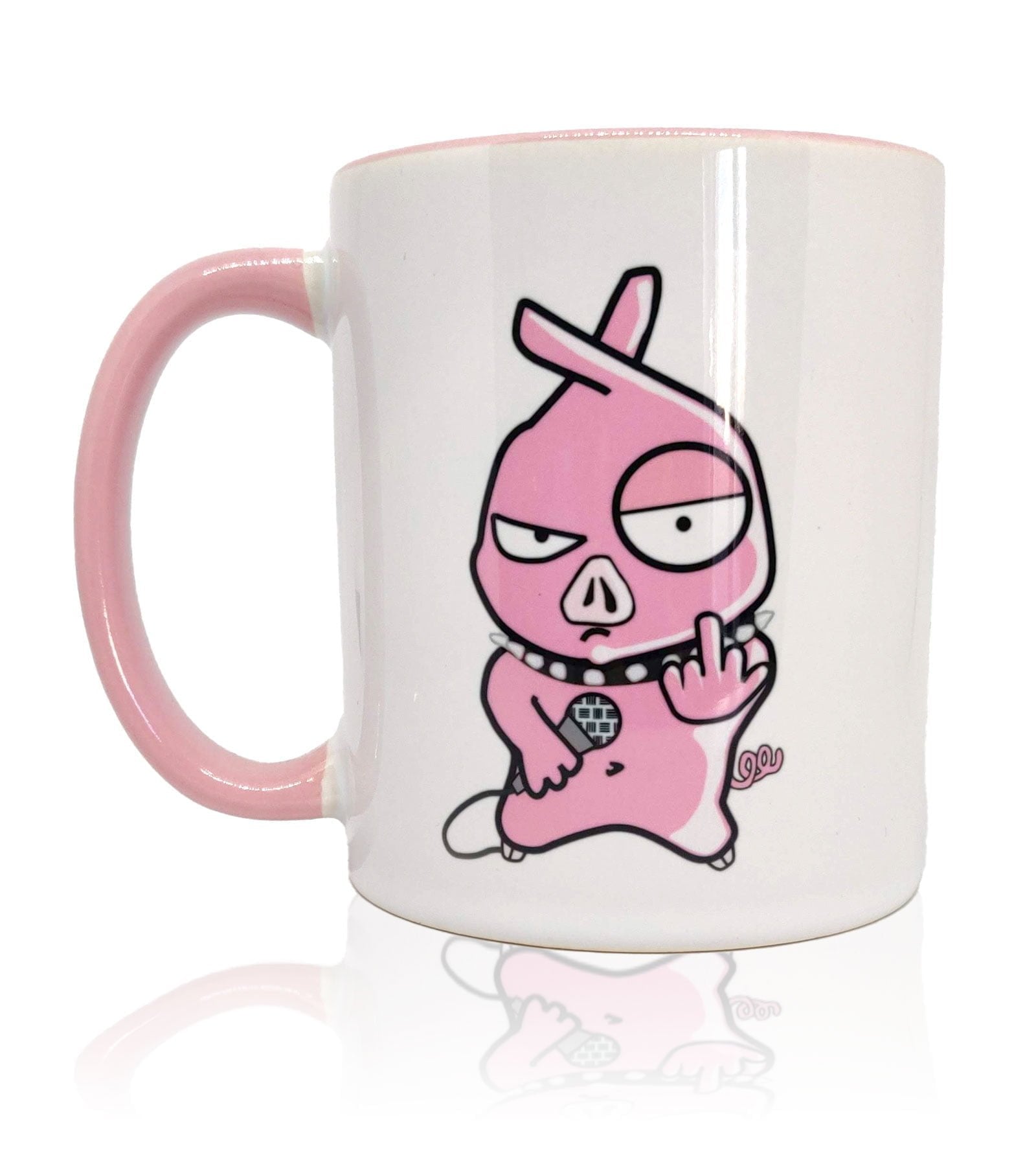 White/Pink F*U Mug