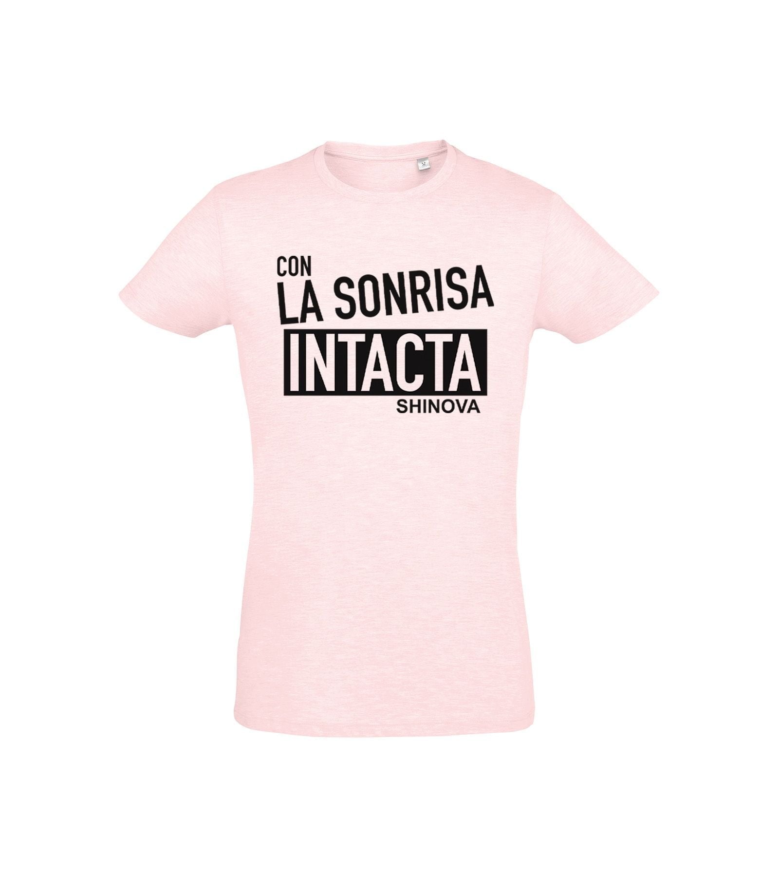 Camiseta Sonrisa Intacta Rosa