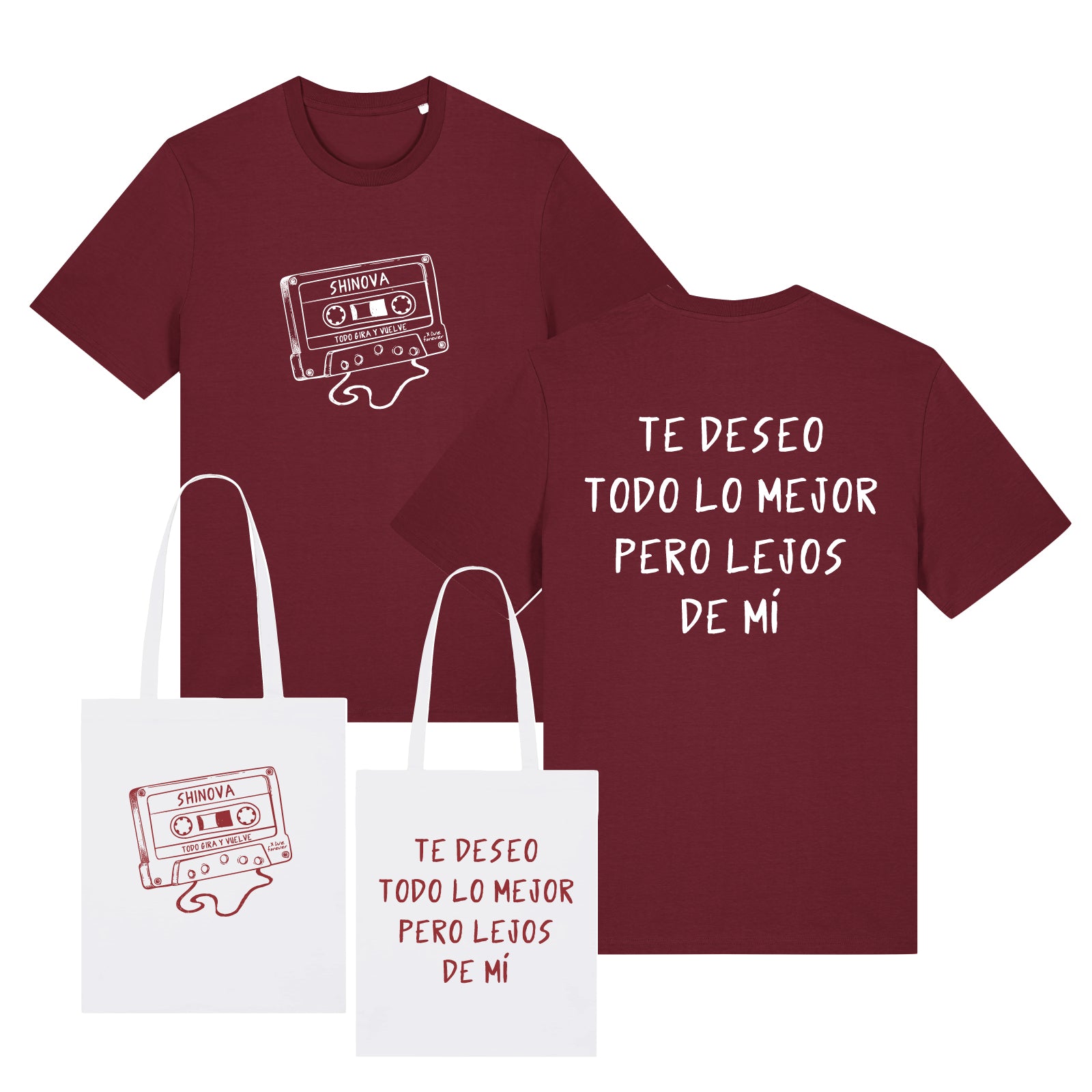 Pack Single “Todo gira y vuelve” Granate