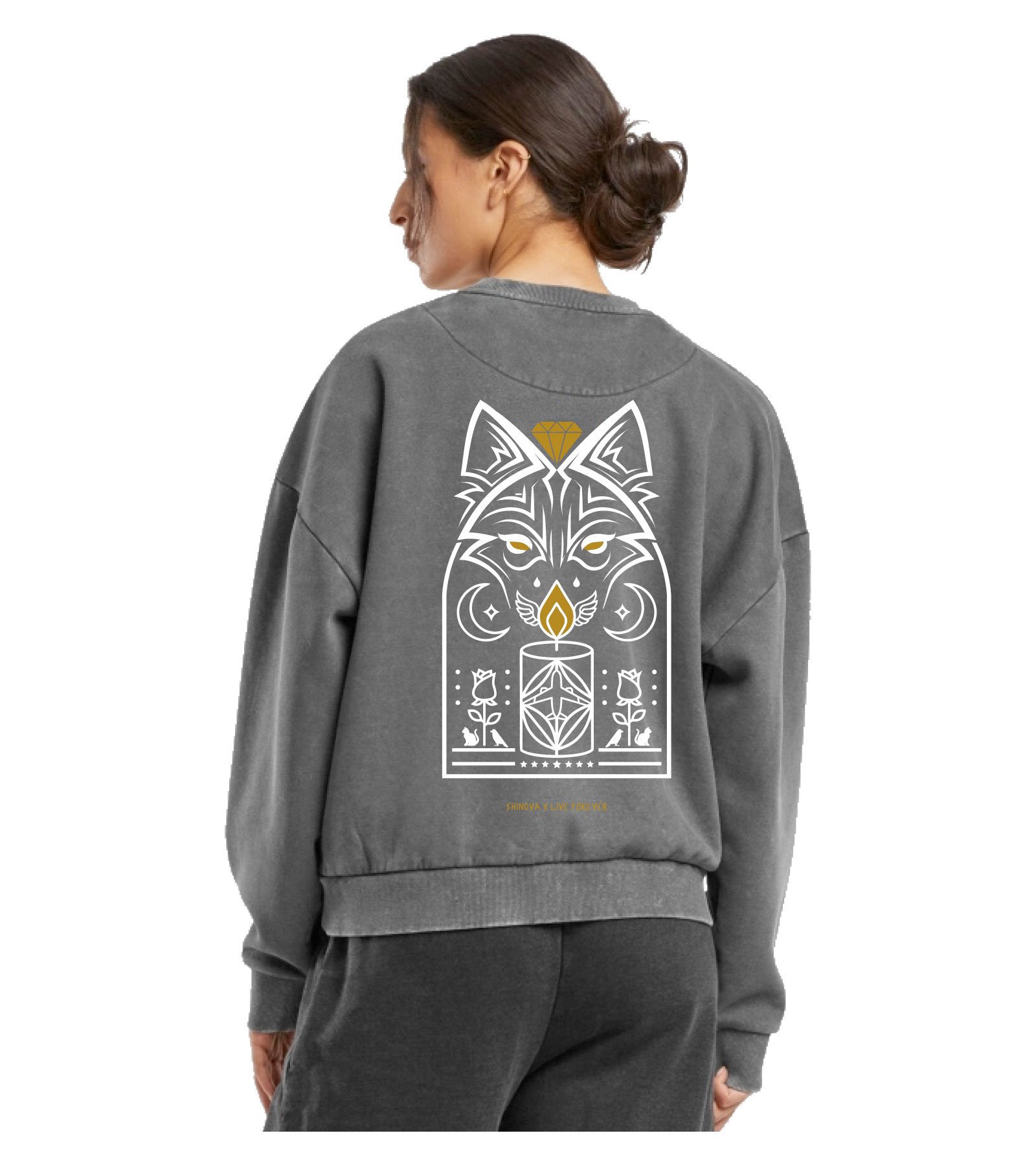 Sudadera Gris Envejecido Unisex