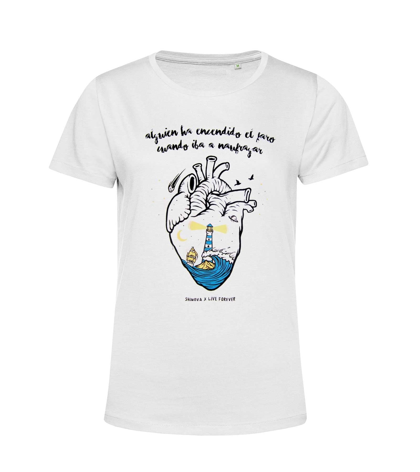 Camiseta Qué casualidad blanca mujer