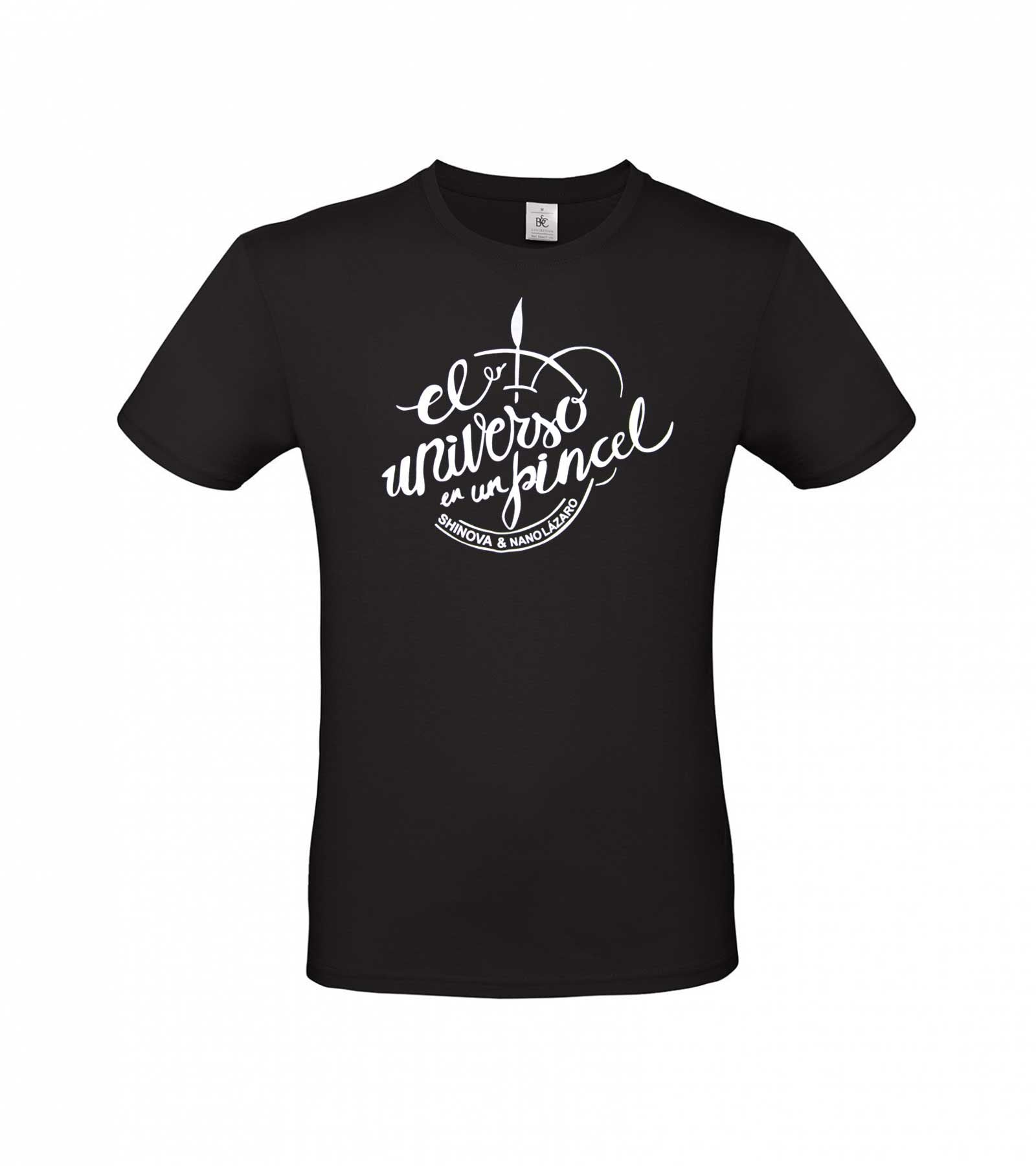 Camiseta universo en un pincel