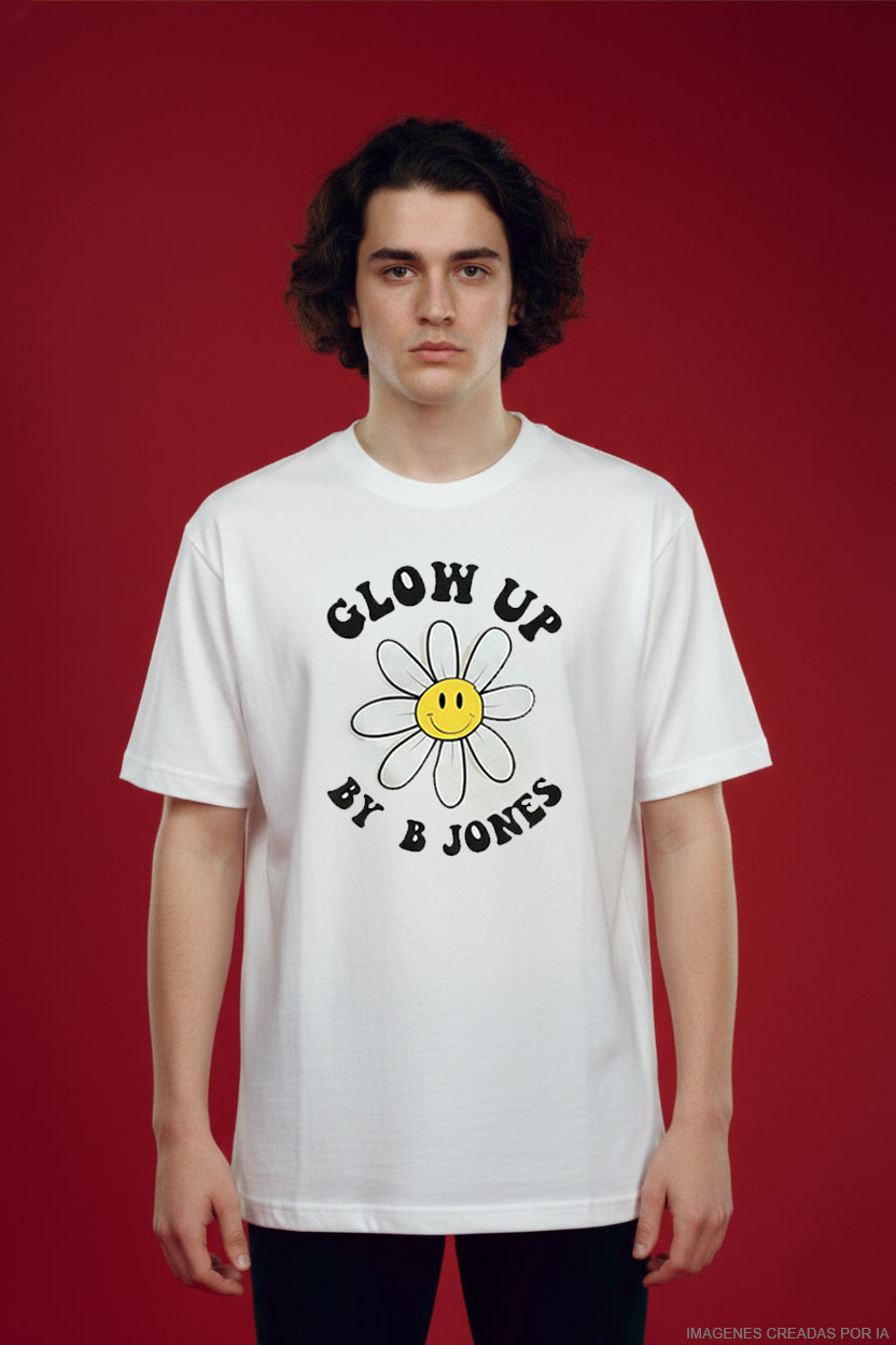 GLOW UP Unisex T-shirt White
