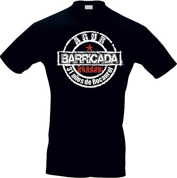 Camiseta Agur Barricada 31 años niños