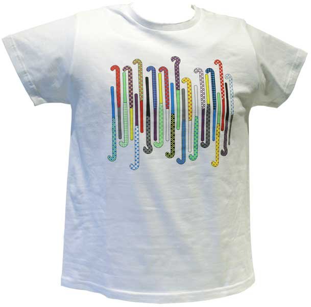 Camiseta "Palos" Blanca