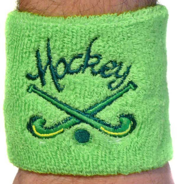 Green "Hockey" Wristband
