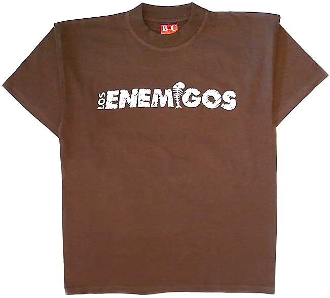 Brown Circular Scratch T-shirt