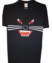 Camiseta Silueta Gato Niños