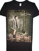 Black suitcase t-shirt Vinegar and roses