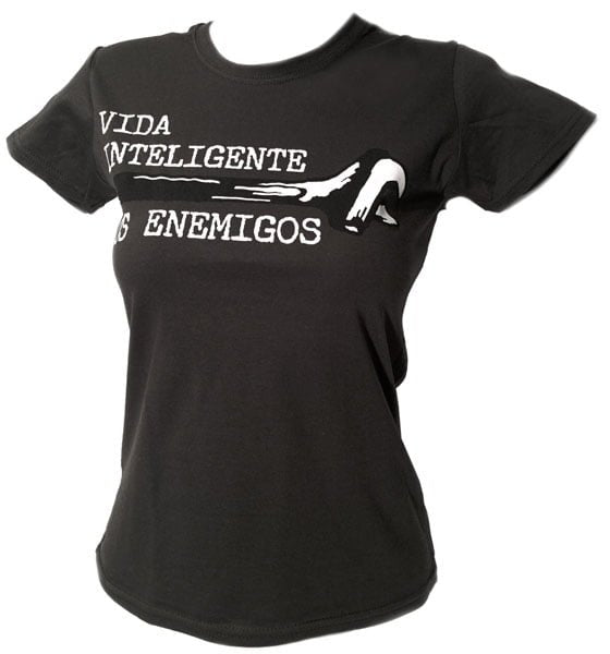 Camiseta Gris Mujer Vida Inteligente Llave