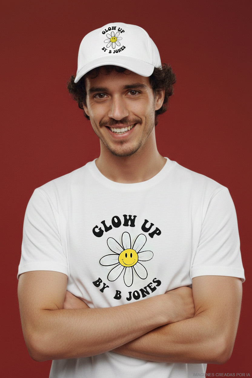 "VIDA COLLECTION" Glow Up Cap White