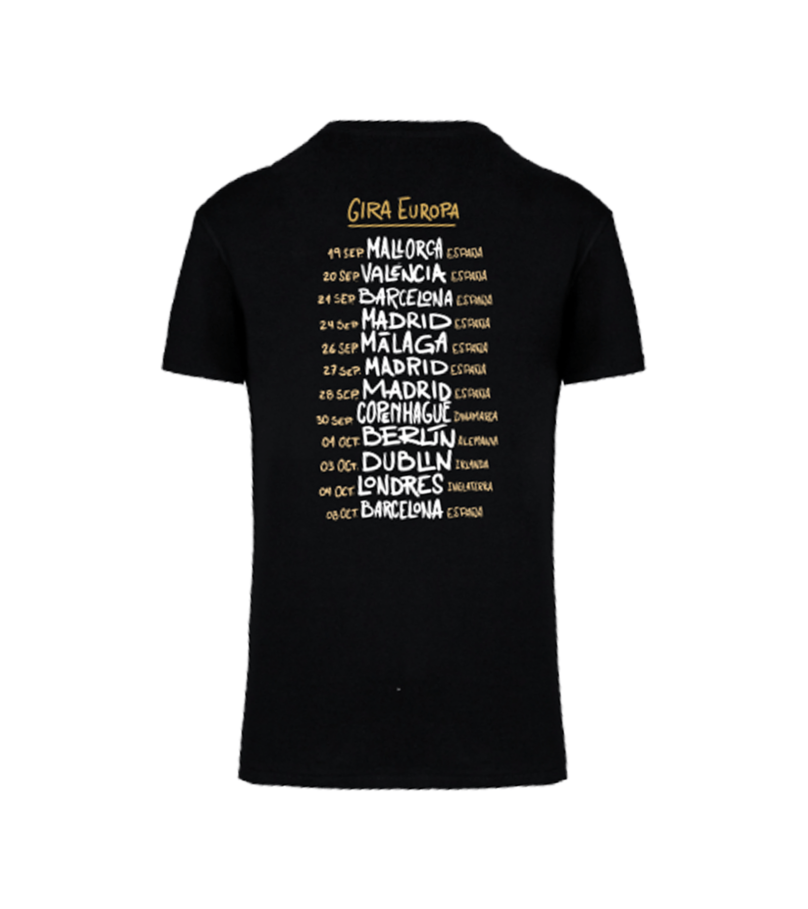 Camiseta Gira Europa 2024