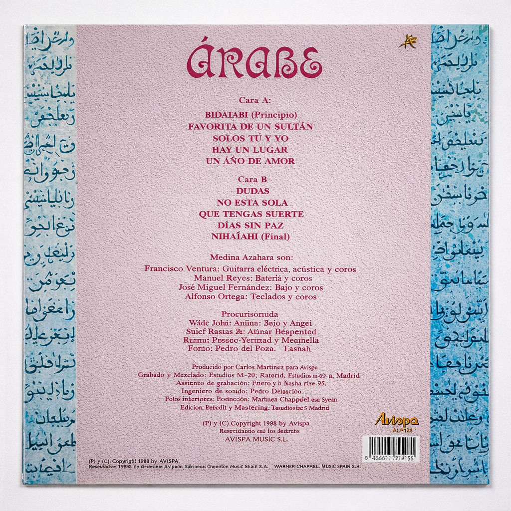 LP Vinilo "Árabe"
