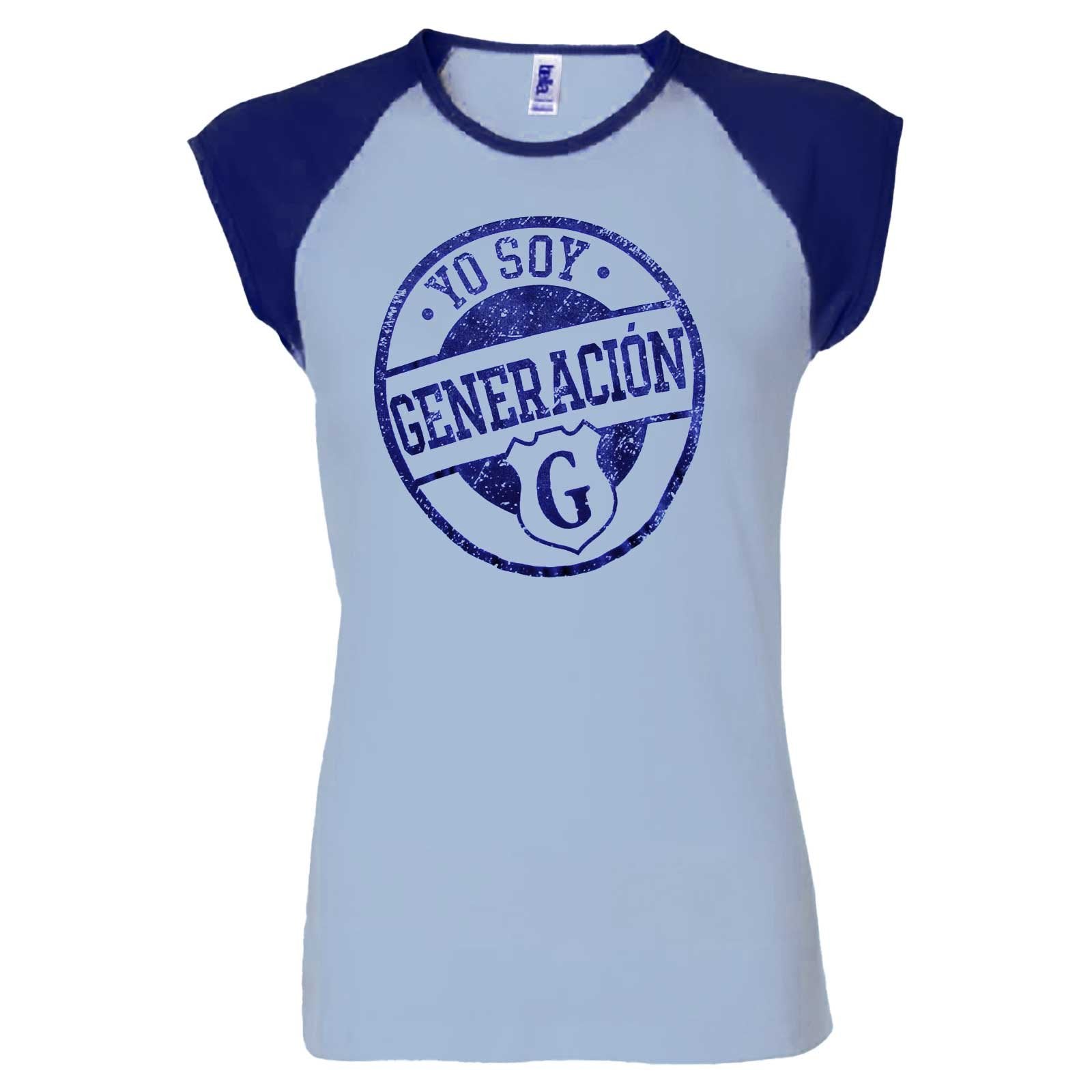 Camiseta Ranglan soy generació G de mujer