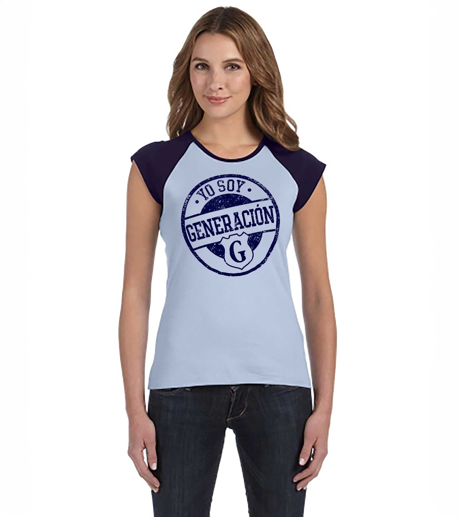 Camiseta Ranglan soy generació G de mujer
