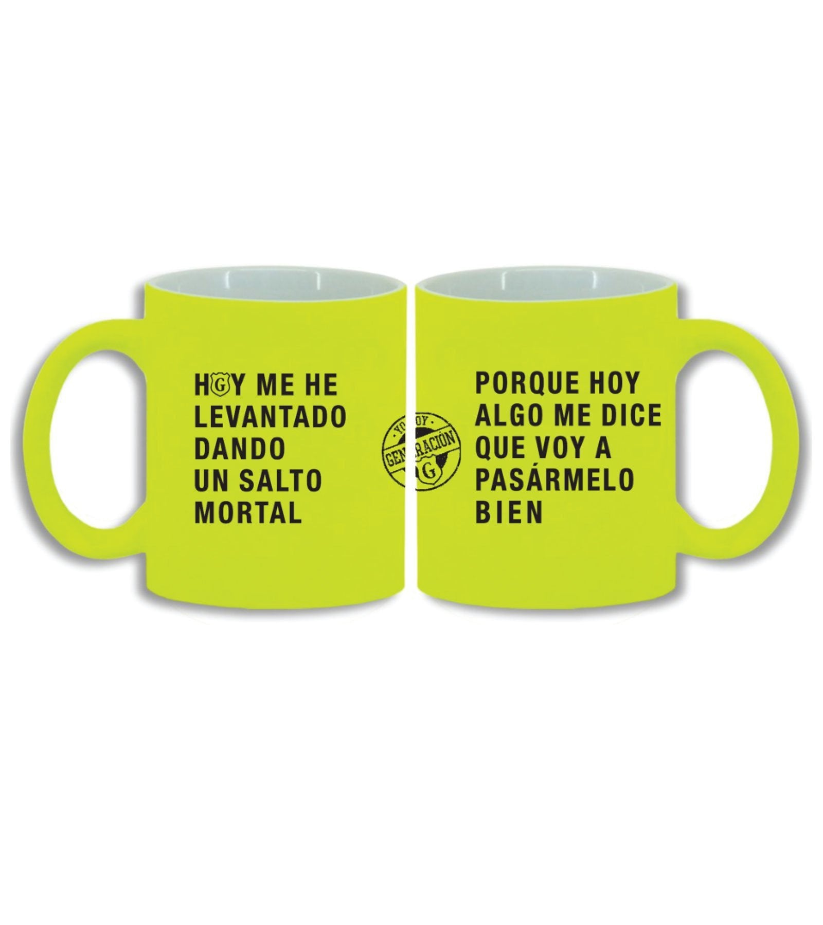 Taza Amarilla Salto Mortal