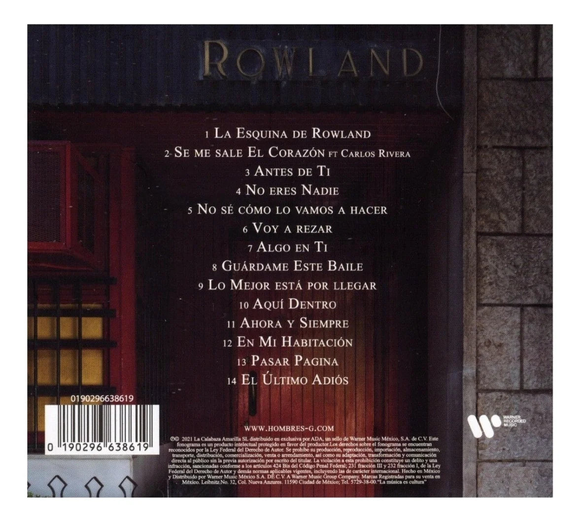 La Esquina de Rowland CD