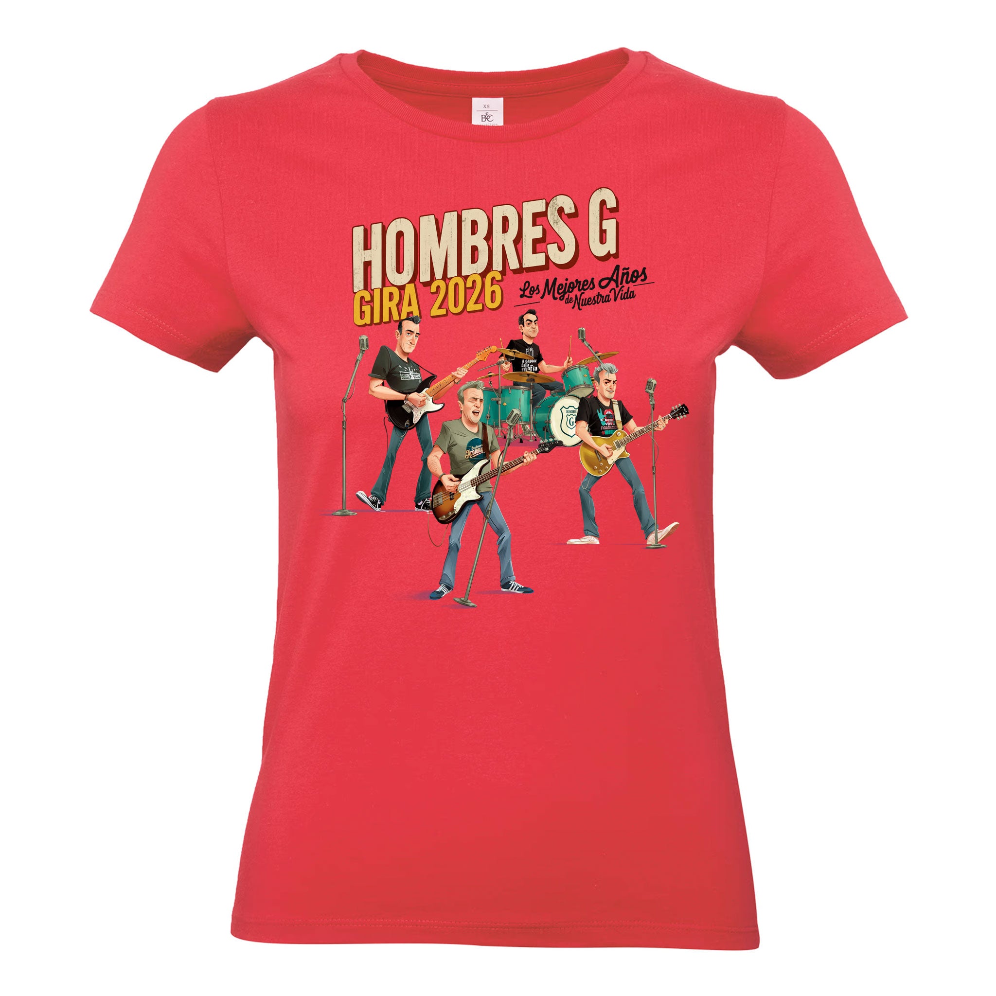 Camiseta de mujer Gira 2026 Roja
