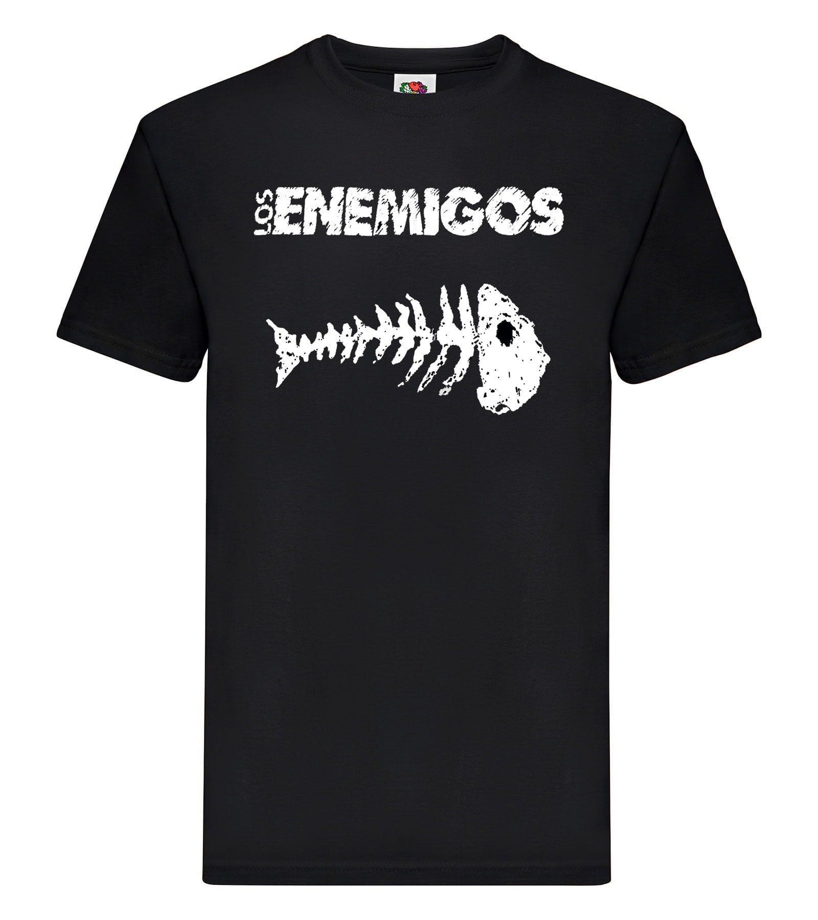 Camiseta Negra Raspa