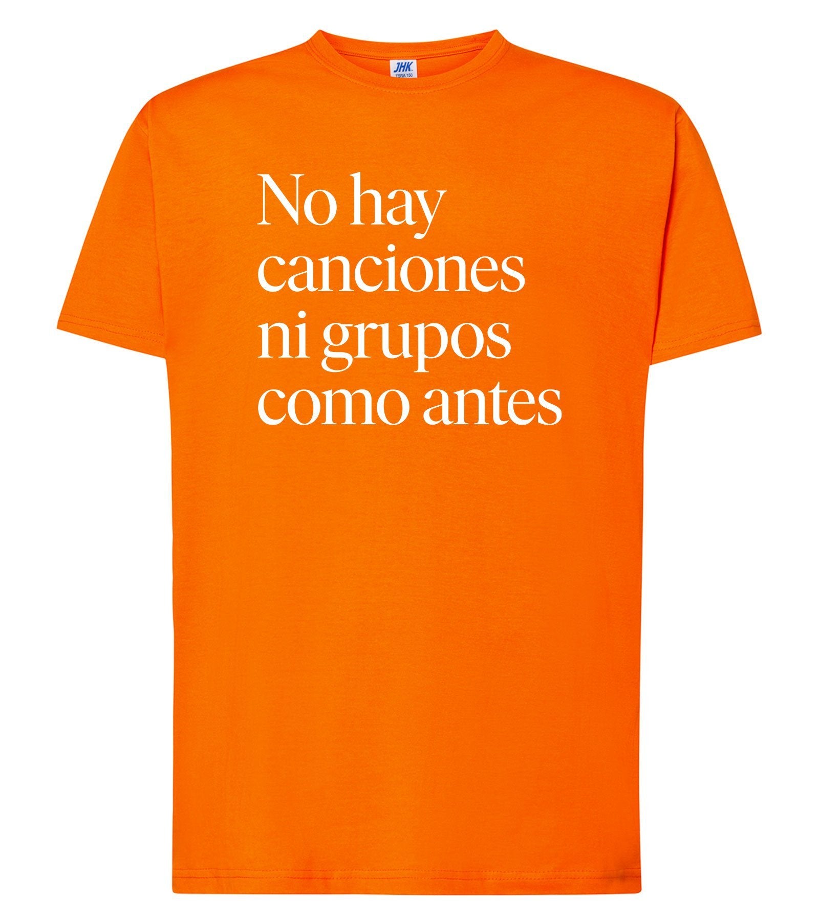 Camiseta no hay canciones