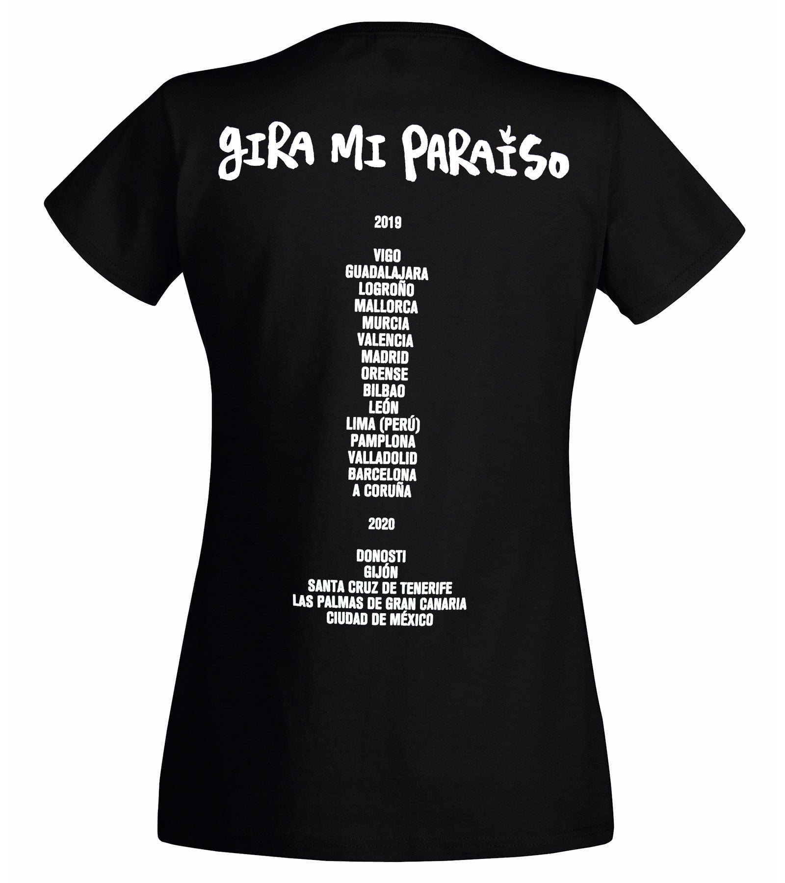 Camiseta de mujer Gira Mi paraíso