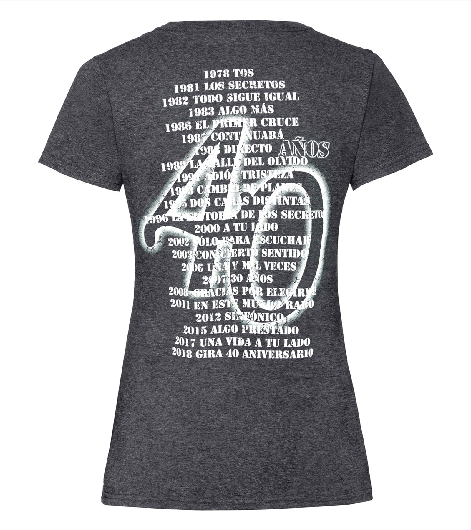 Camiseta Mujer 40 Años