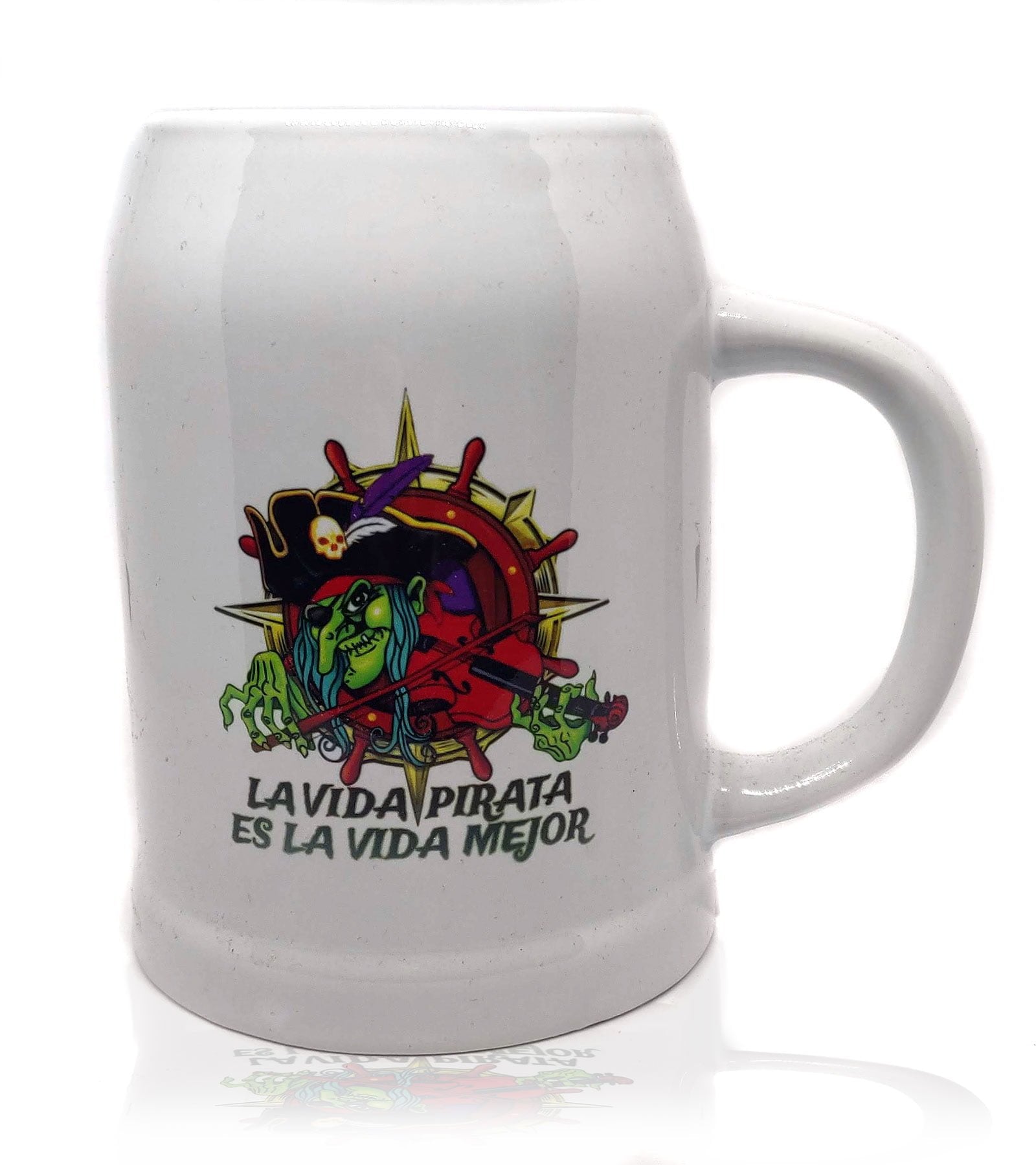 Jarra Cerveza Bandera Negra