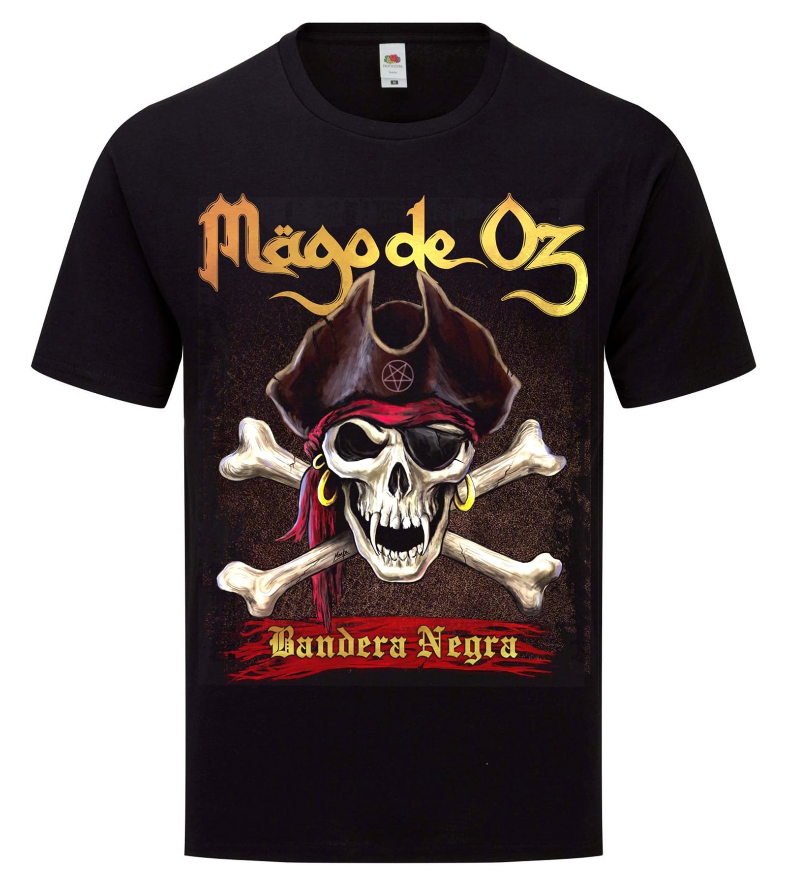 Camiseta Bandera Negra