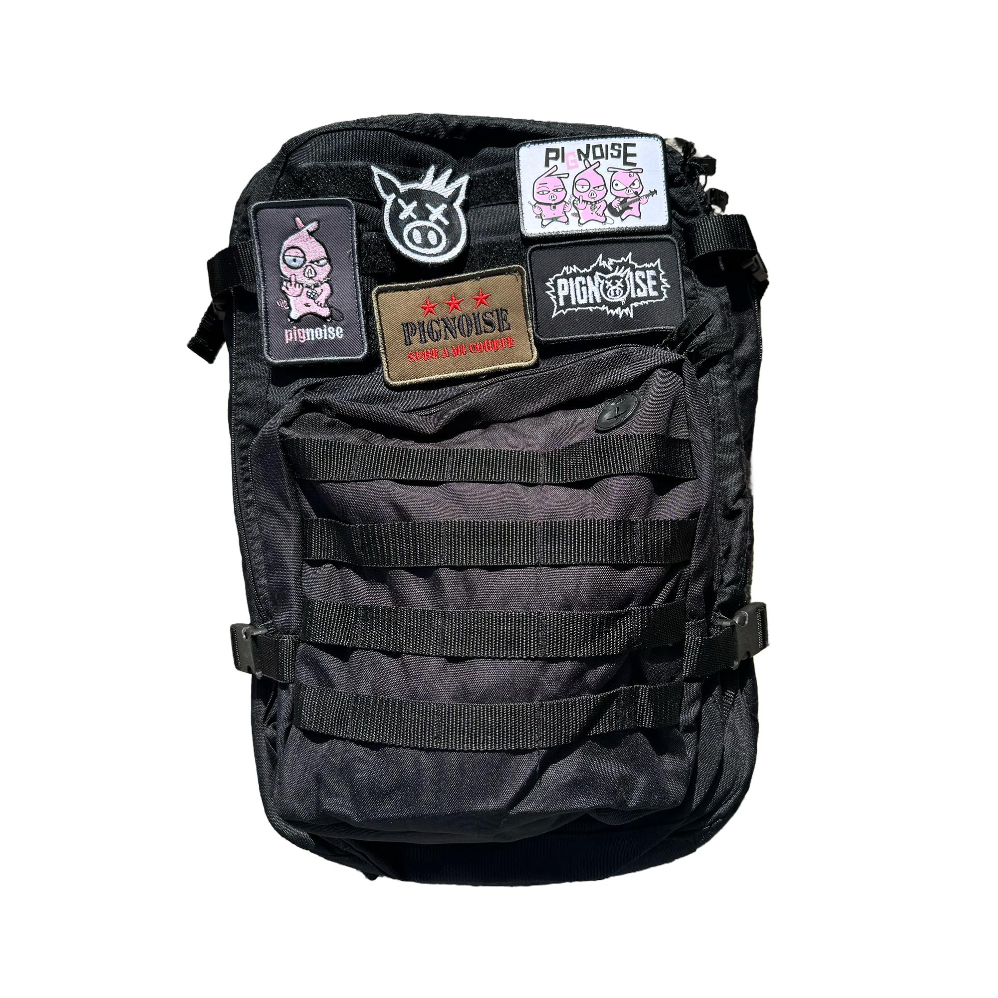 Mochila con Parches Pignoise