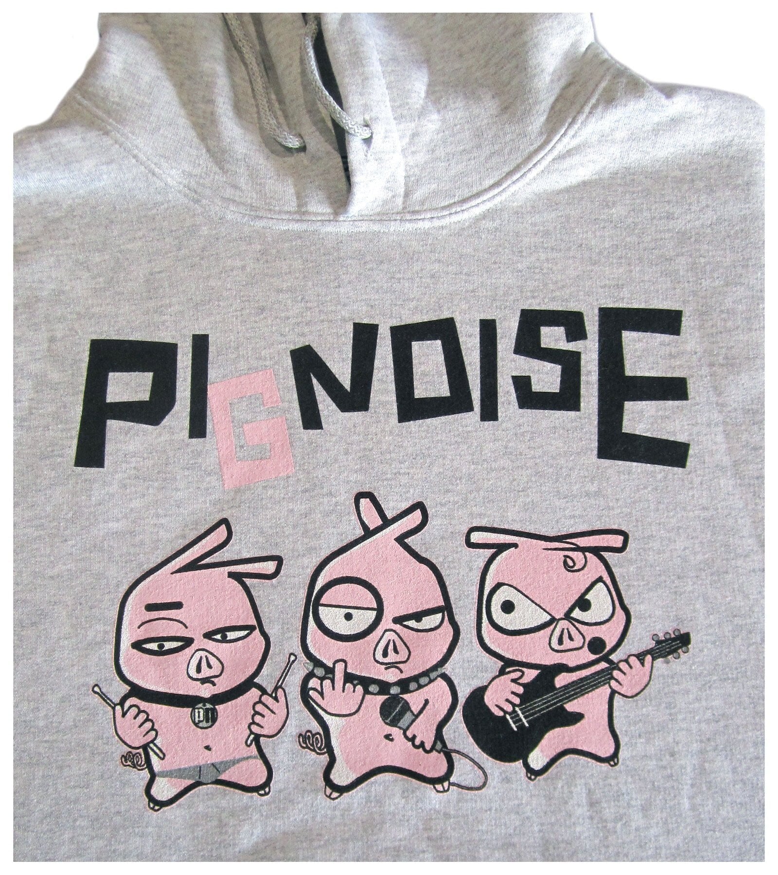 3 Little Pigs Gray Hooded Sweatshirt