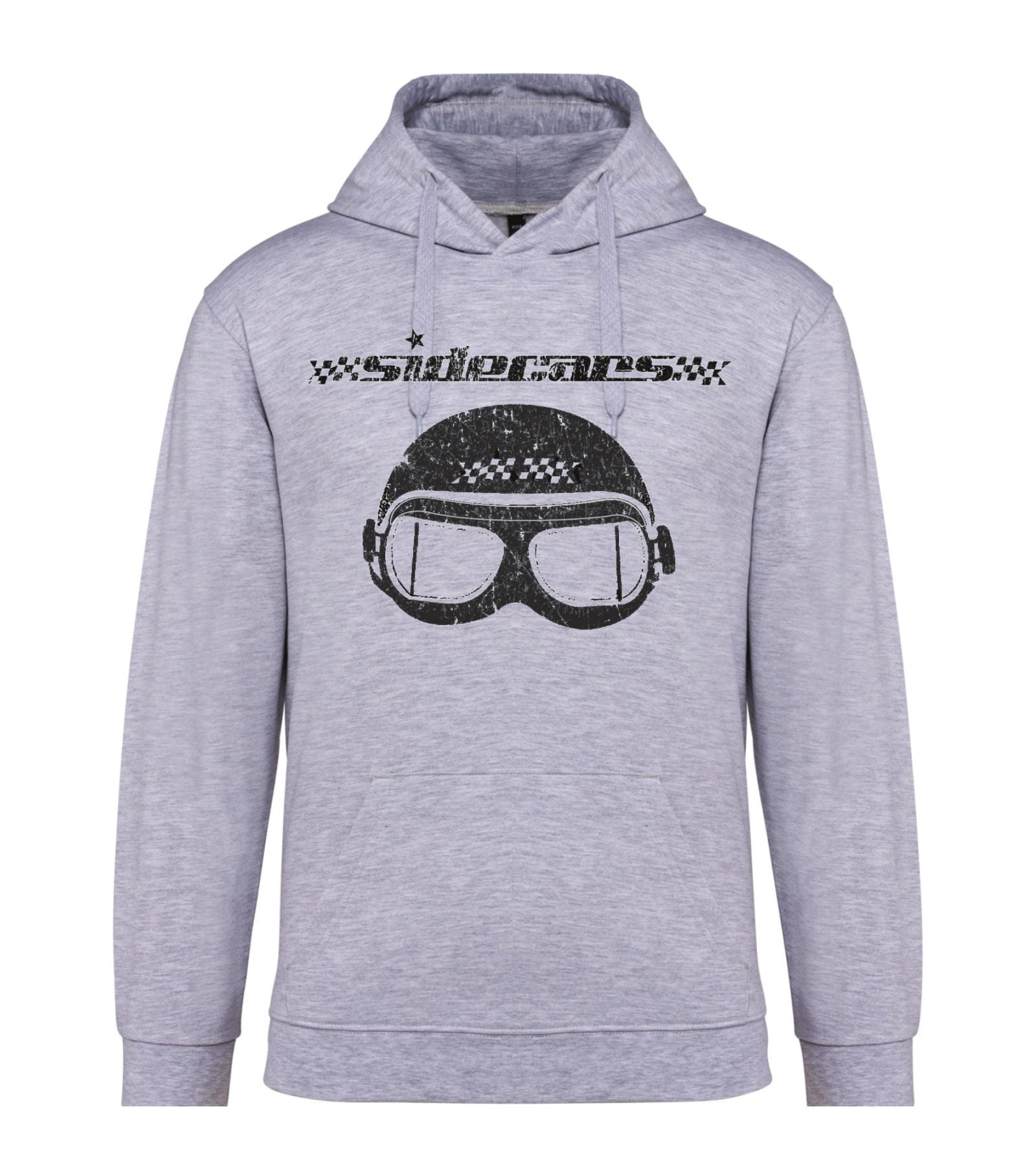Sudadera Capucha Casco Gris