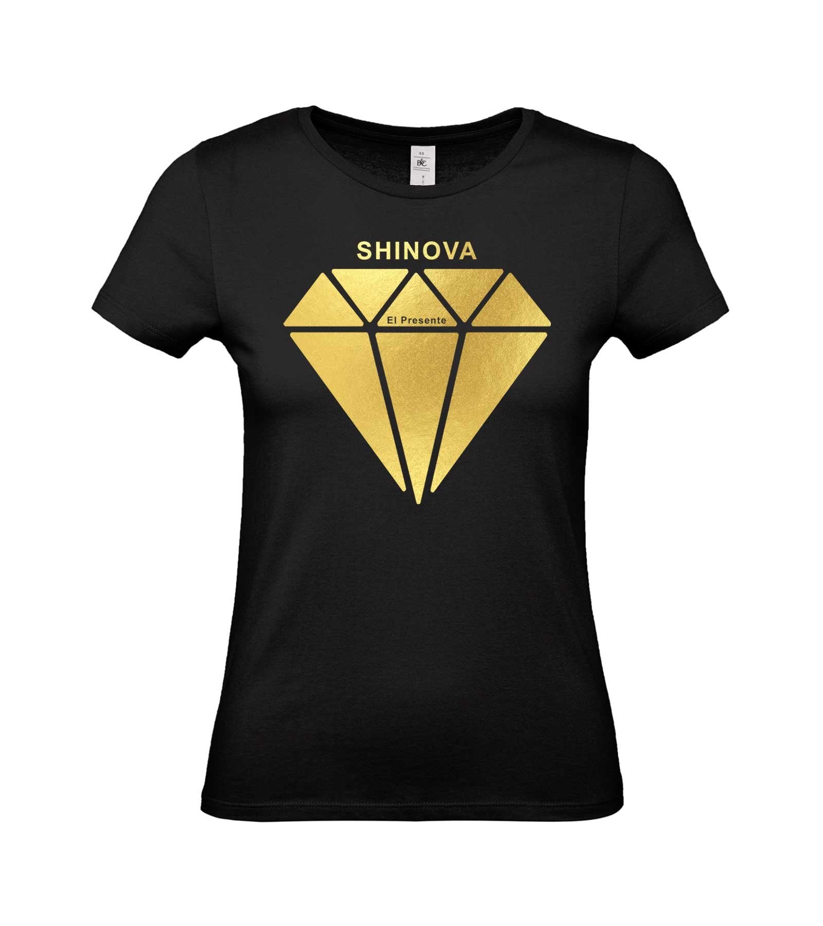 Camiseta El Presente Oro de mujer