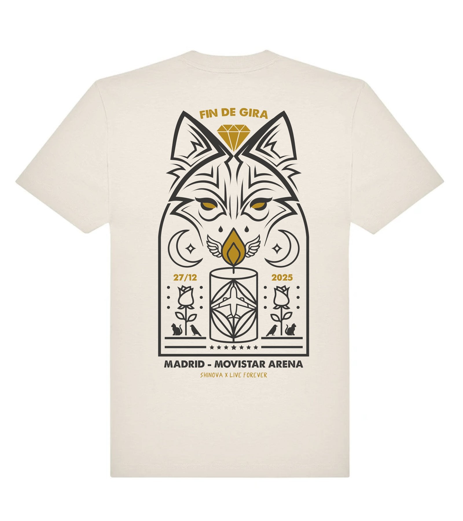 Camiseta Fin de Gira Off White